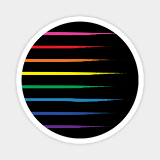 Gay Pride Flag Original Rainbow Stripes Magnet